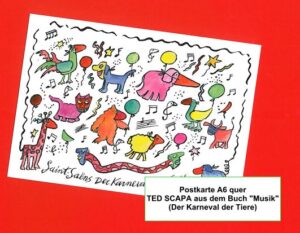 Postkarte_KarnevalTiere